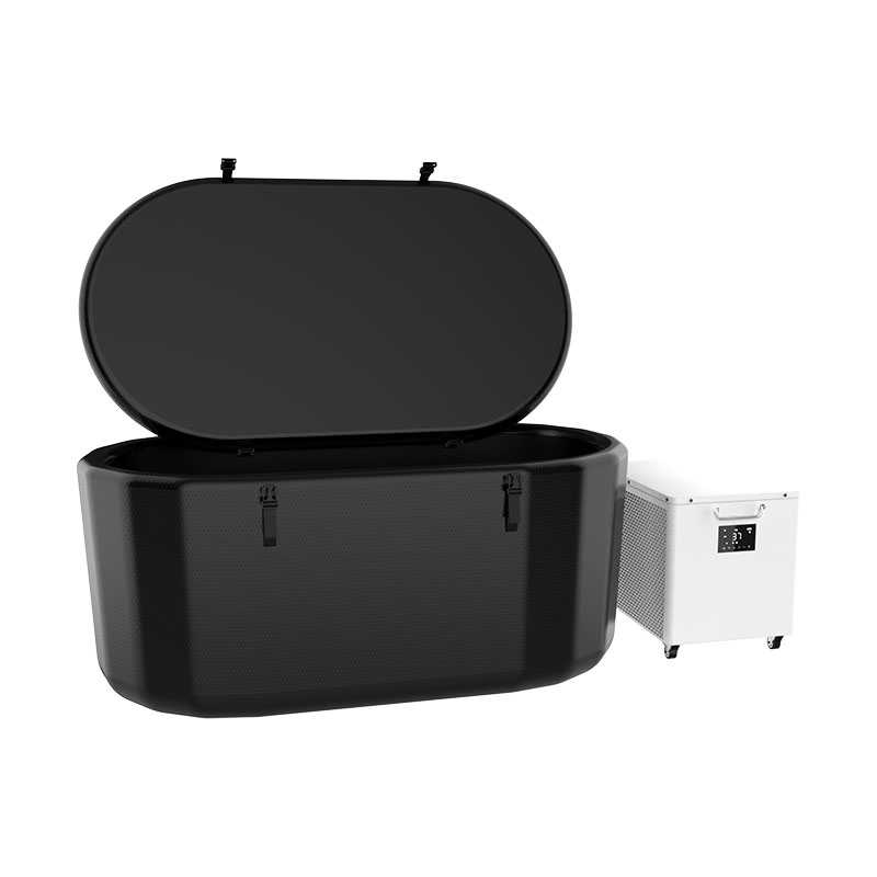 Oppblåsbart kaldt stupebasseng som er kompatibel med vannkjøler Oppblåsbart kaldt stupebasseng som er kompatibel med vannkjøler