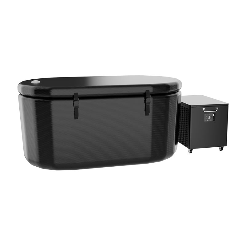 Oppblåsbart kaldt stupebasseng som er kompatibel med vannkjøler