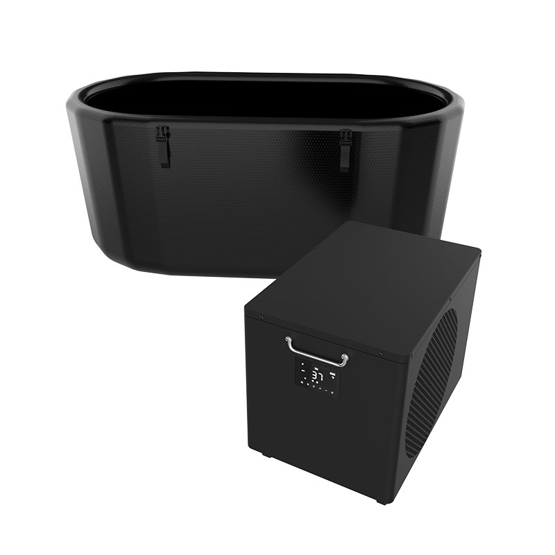 Stort kaldt stupebasseng oppblåsbart