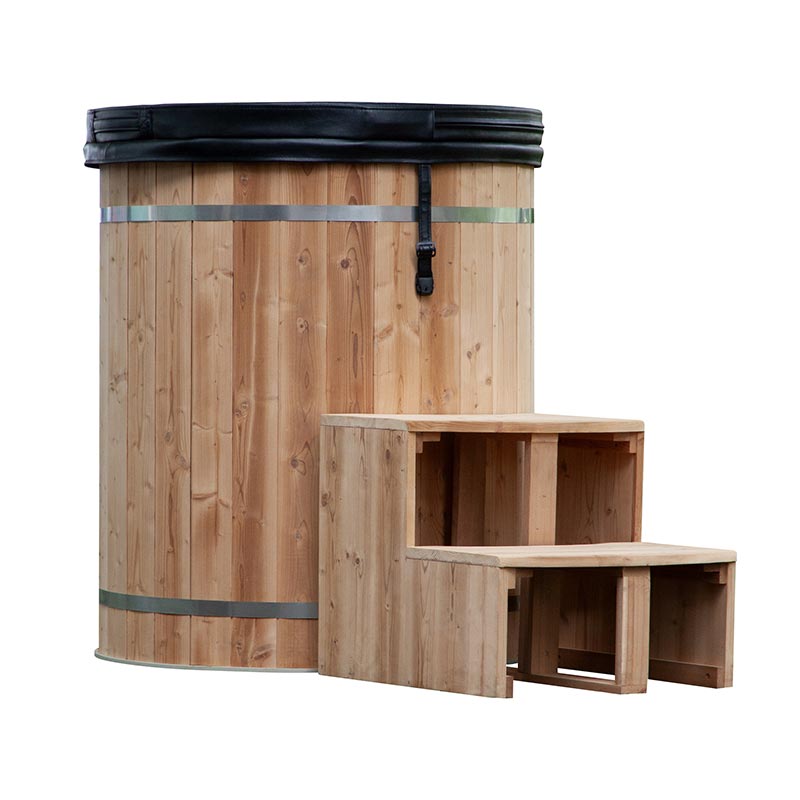 Thermo Pine Wood isbadekar med 304 rustfritt stål Thermo Pine Wood isbadekar med 304 rustfritt stål