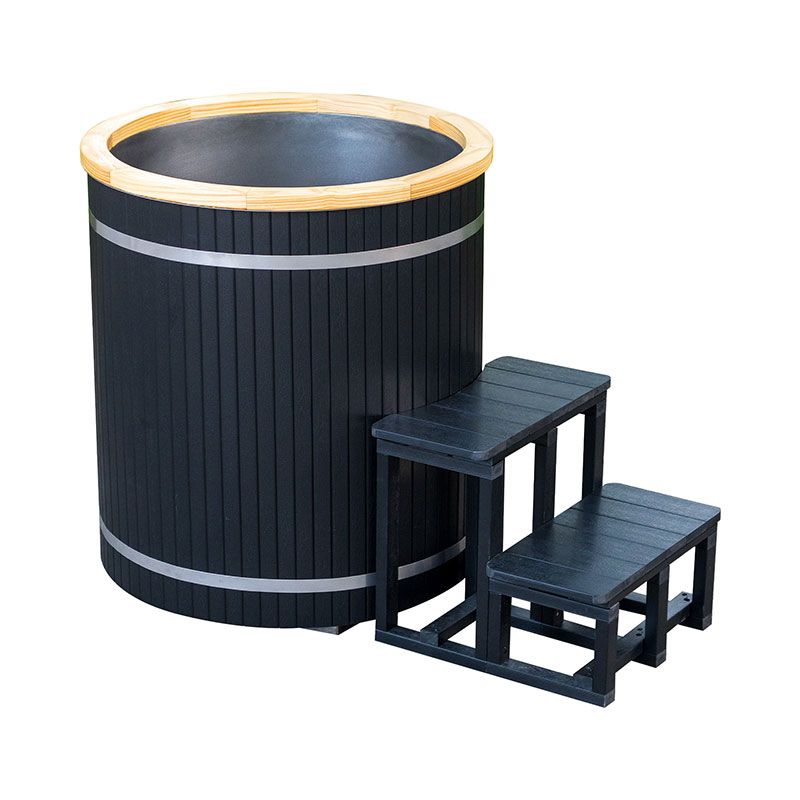 Kompositt isbadekar med 304 rustfritt stålforing Kompositt isbadekar med 304 rustfritt stålforing