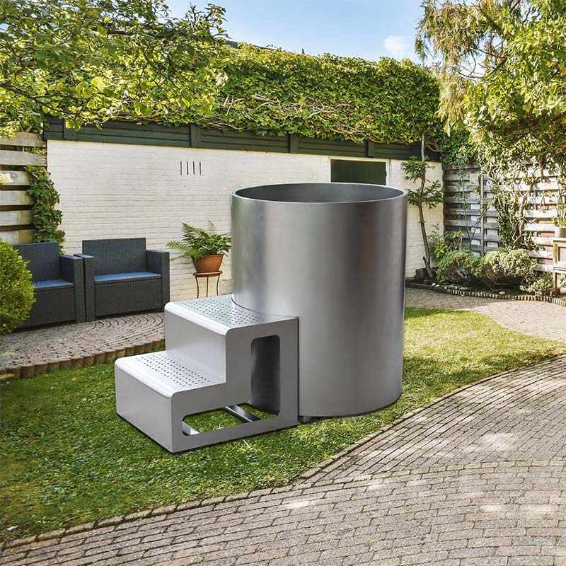 Badekar i rustfritt stål