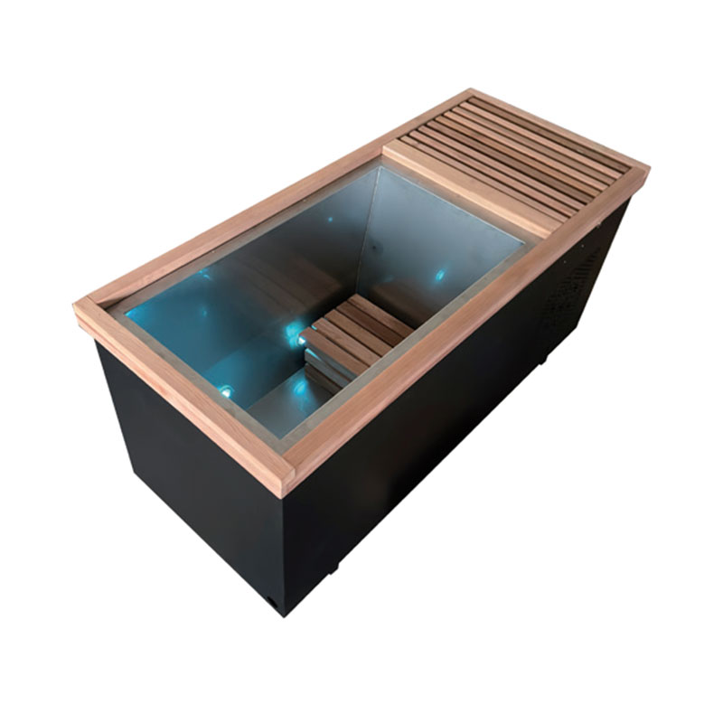 Kaldt stupebadekar i rustfritt stål