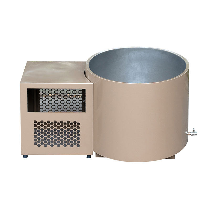 Champagne Gold Full 304 rustfritt stål kaldt stupebadekar