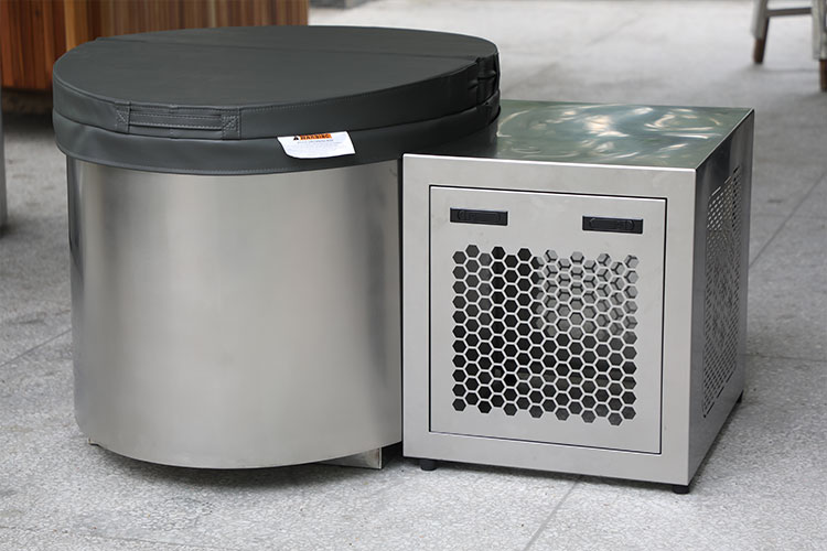 All-Stainless Steel Oval Cold Plunge Tub