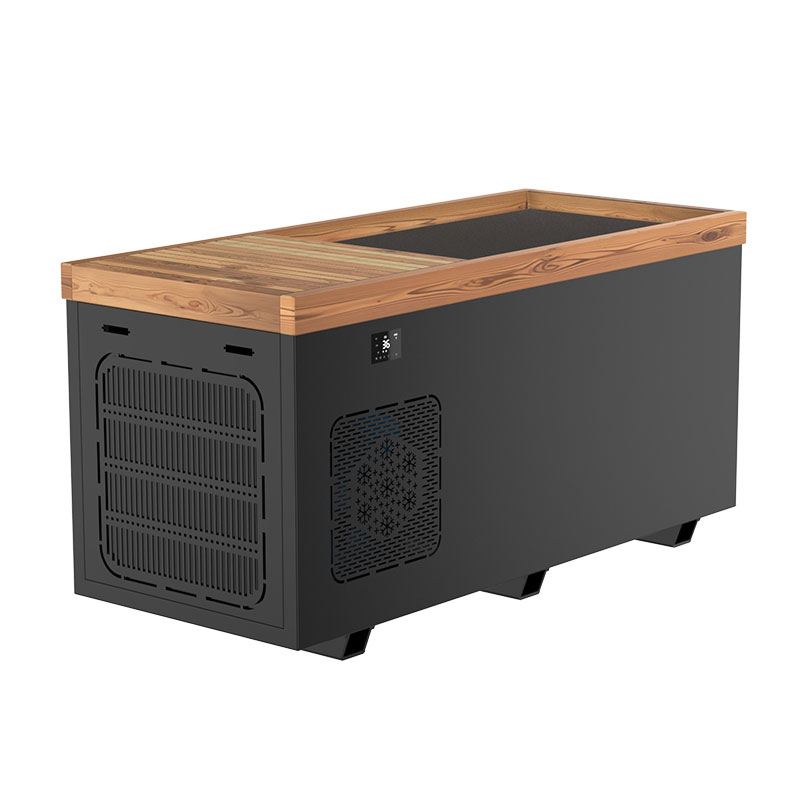 Kaldt stupebadekar i rustfritt stål Kaldt stupebadekar i rustfritt stål